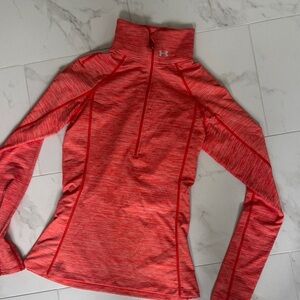 Under Armour Red ColdGear Pullover